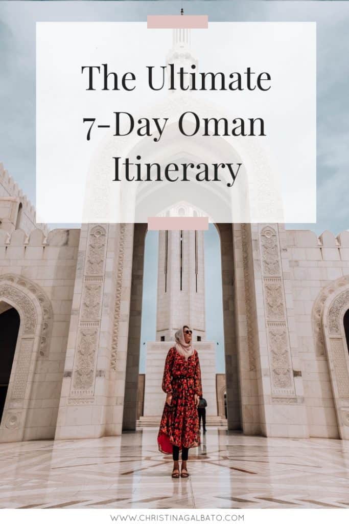 7 Day Oman Itinerary