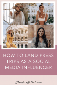 How to Land Press Trips as a Social Media Influencer