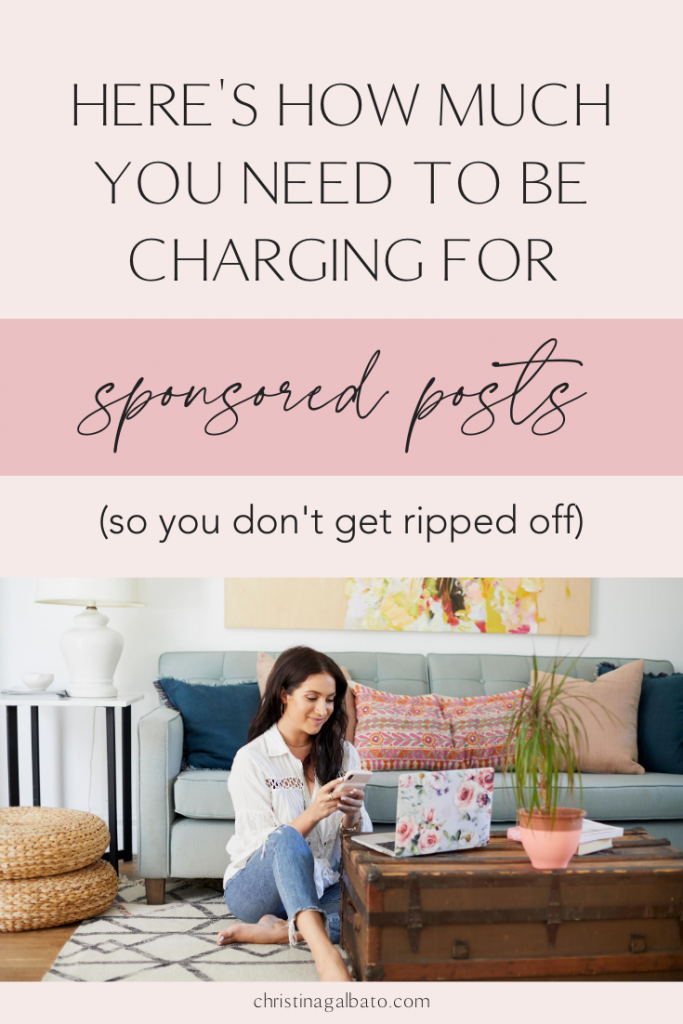 Pin 01 | How Much to Charge for a Sponsored Blog Post