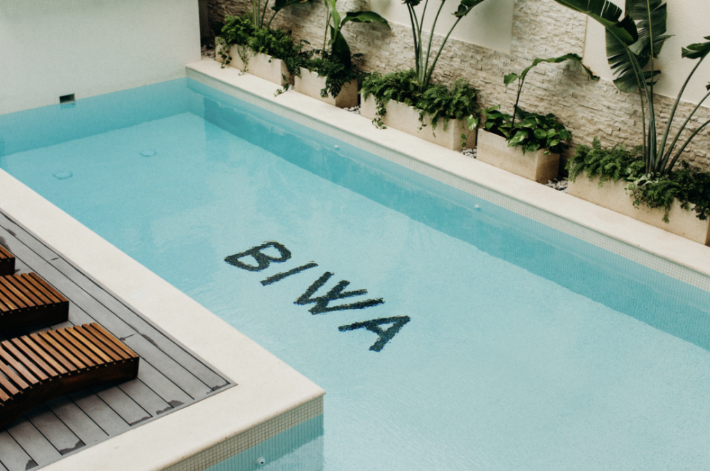 Pool view at Biwa | Where to stay in Tulum
