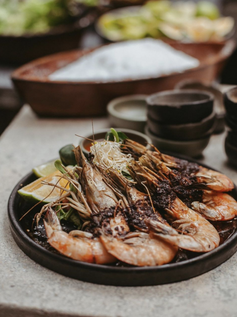 Shrimp at Casa Jaguar: Tulum Travel Guide: Where to Stay, Eat, and Play