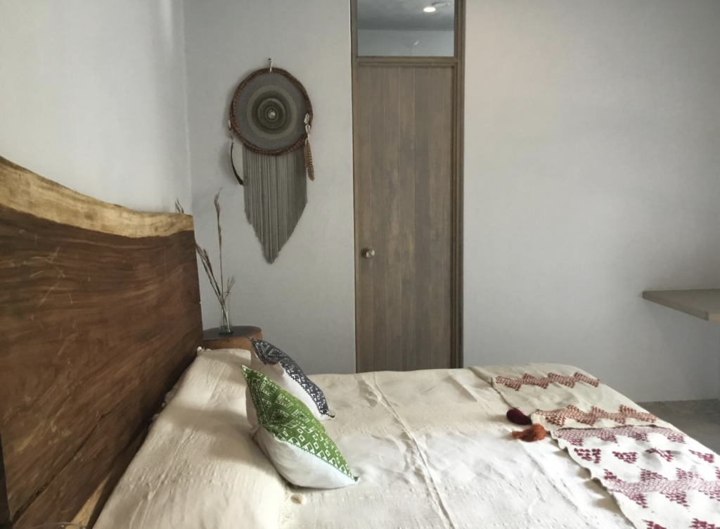 Bedroom interior Casa Patrones | Where to stay in Tulum
