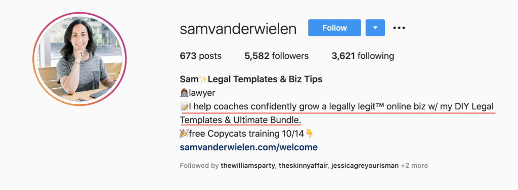 Sam Vander Wielen | How to Create a Good Bio on Instagram