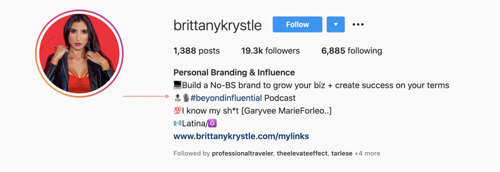 Brittany Krystle | How to Create a Good Bio on Instagram