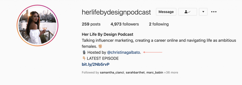 Her Life By Design Podcast | How to Create a Good Bio on Instagram