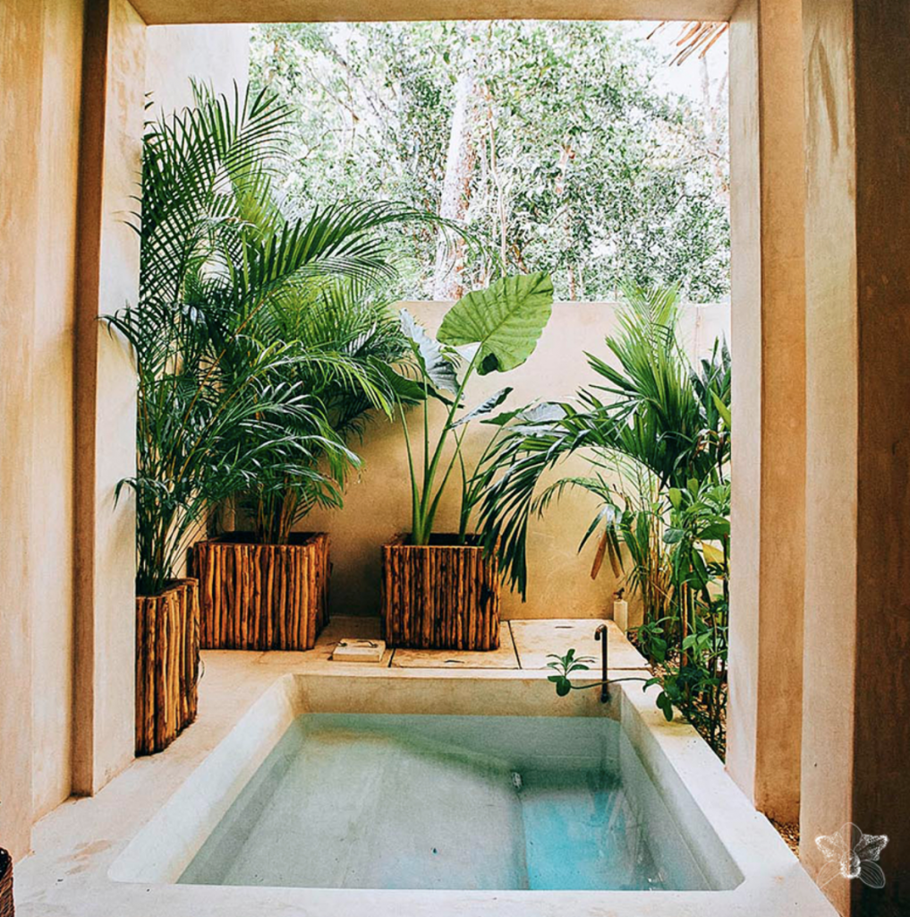 Orchid House bathroom: Tulum Travel Guide: Where to Stay, Eat, and Play