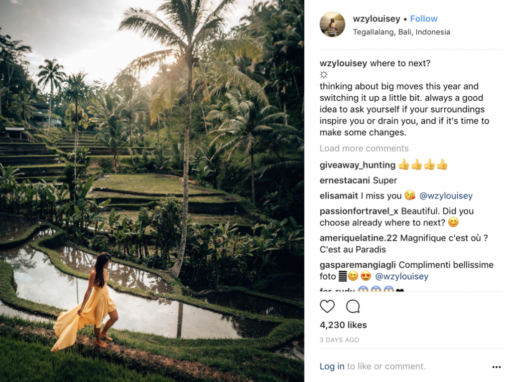 Louise Tee Photo Example Bali Contrasting Dress | How To Make A Photo Go Viral On Instagram
