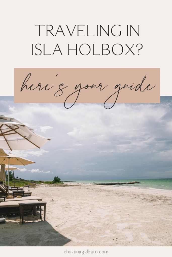 Pin option 02 | the ultimate Isla Holbox travel guide