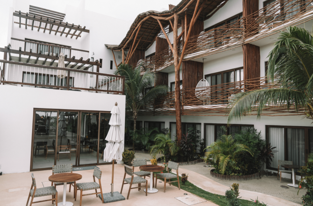 Exterior shot of property | What to Expect During Your Stay at Mystique Holbox