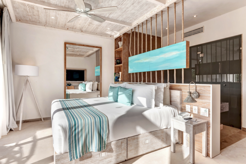 Bedroom of Deluxe Junior Suite | What to Expect During Your Stay at Mystique Holbox