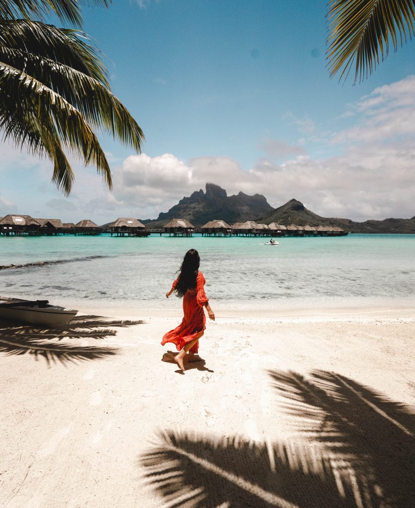 Christina at the Four Seasons Bora Bora | The Ultimate Bora Bora and Moorea travel guide