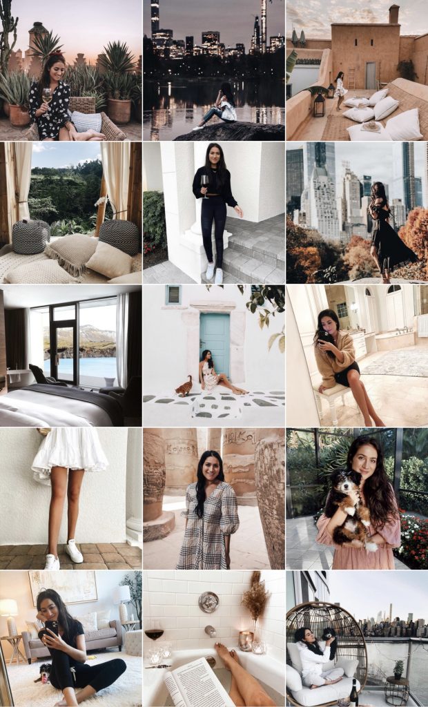 Example of curated Instagram feed | 6 Ways to Grow Your Online Business in 2021
