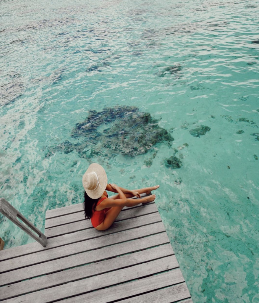 Christina at Hilton Moorea | The Ultimate Bora Bora and Moorea travel guide