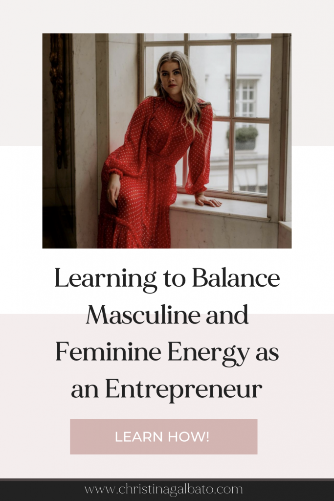 balance masculine and feminine energy as an entrepreneur